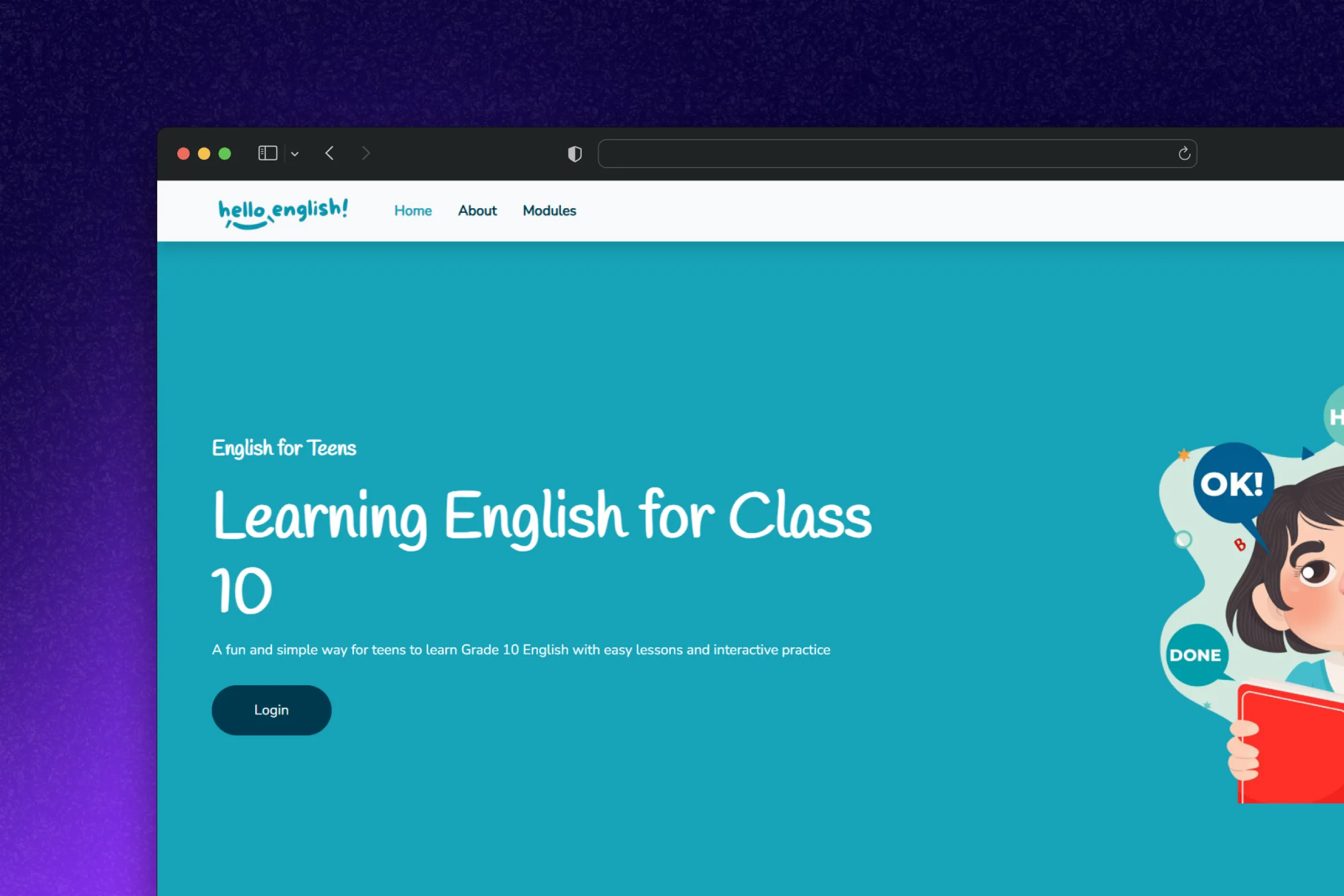 Hello English Course